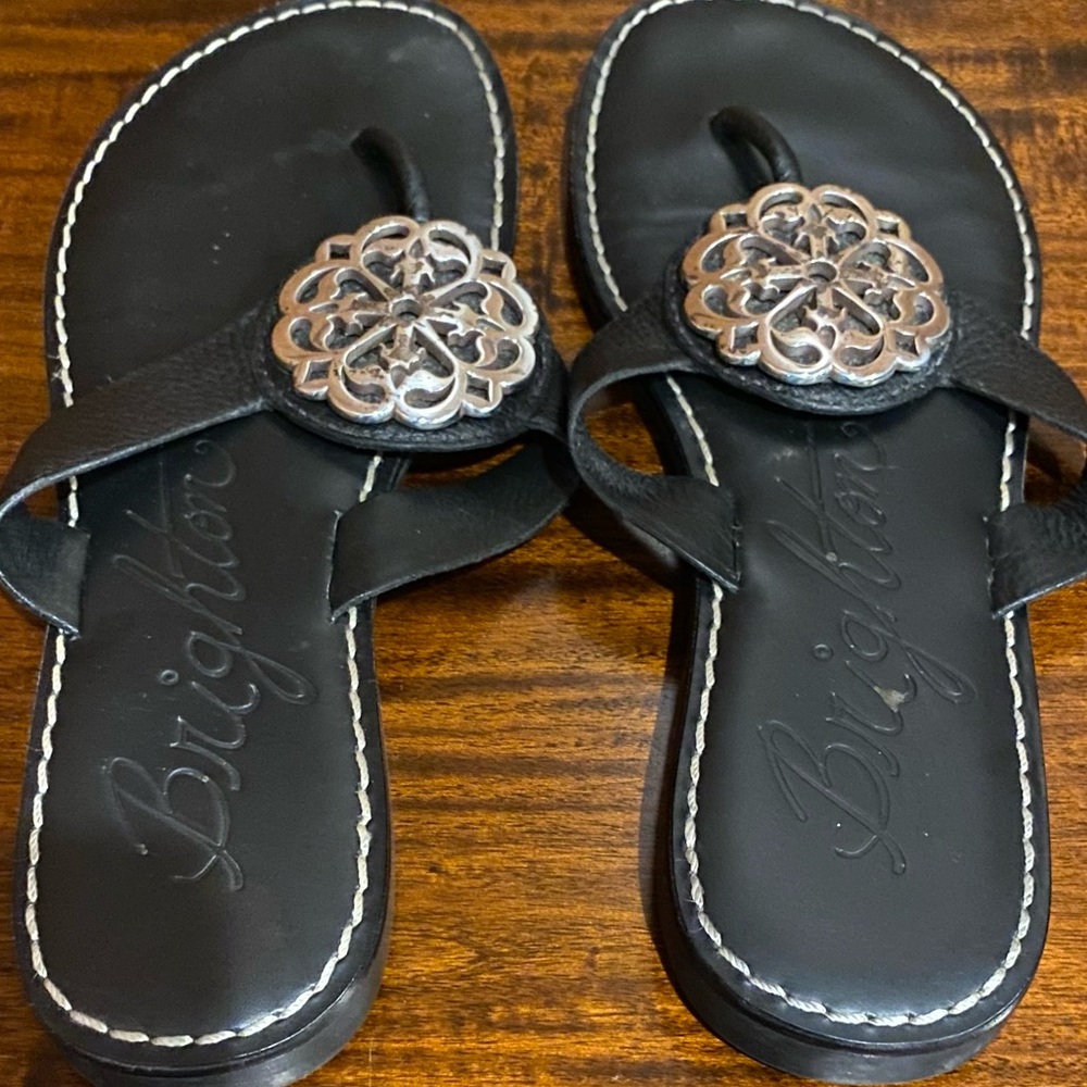 Brighton Alice Black Color, Leather
Flip Flop Thong Sandals Shoes Womens 6.5 - Picture 3 of 6